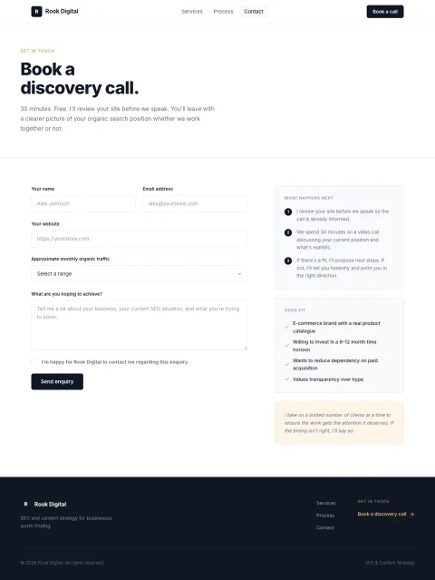 Rook Digital — Contact