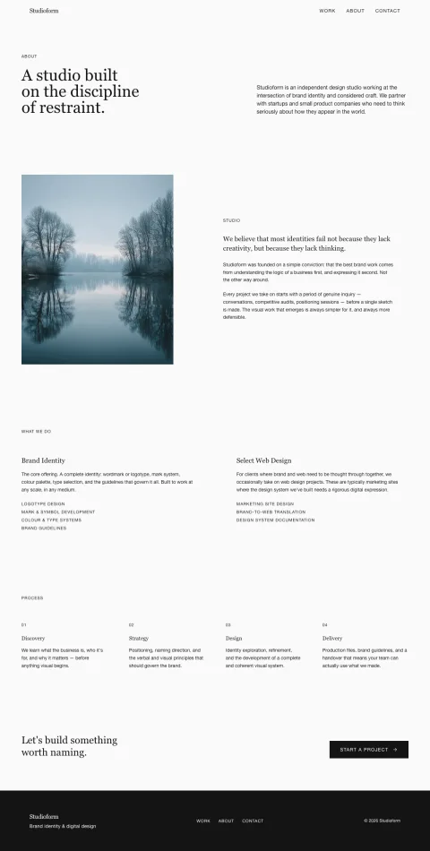 Studioform — About