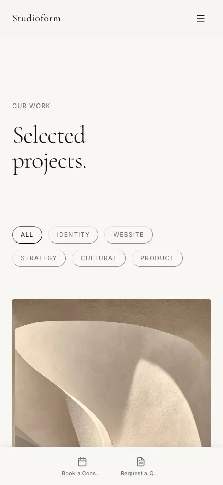 VoxelSite mobile — Work
